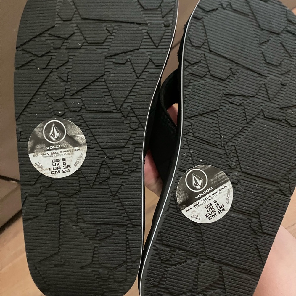 Volcom and Adidas Black Slide Sandals - Picture 6 of 6